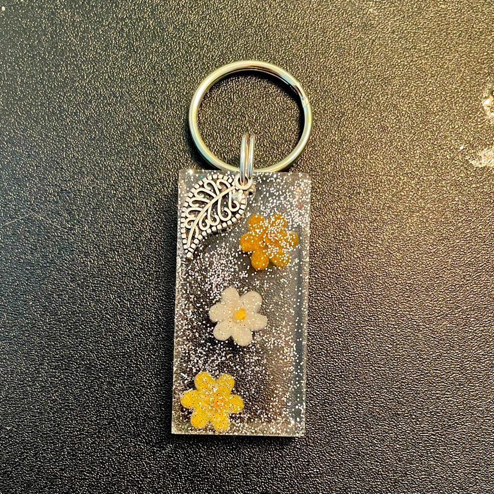 Flower keychain